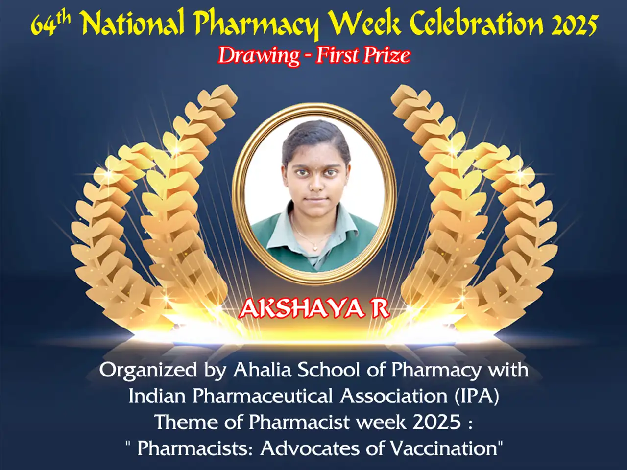 Drawing competition-Akshya First Prize